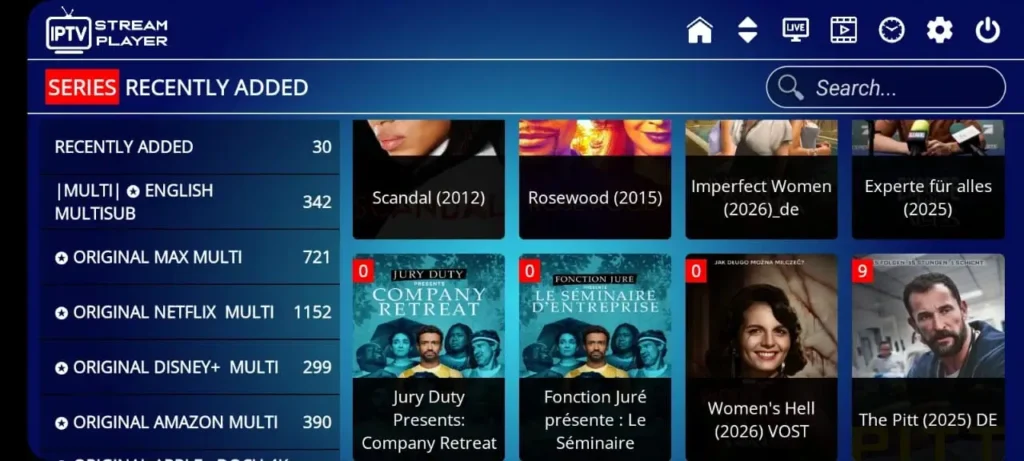 IPTV content on Android
