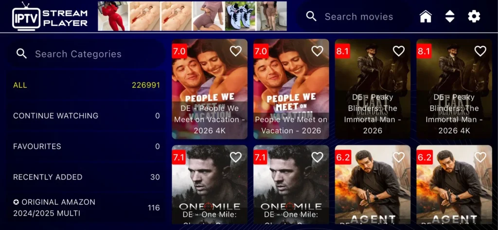 Watch IPTV content on iOS