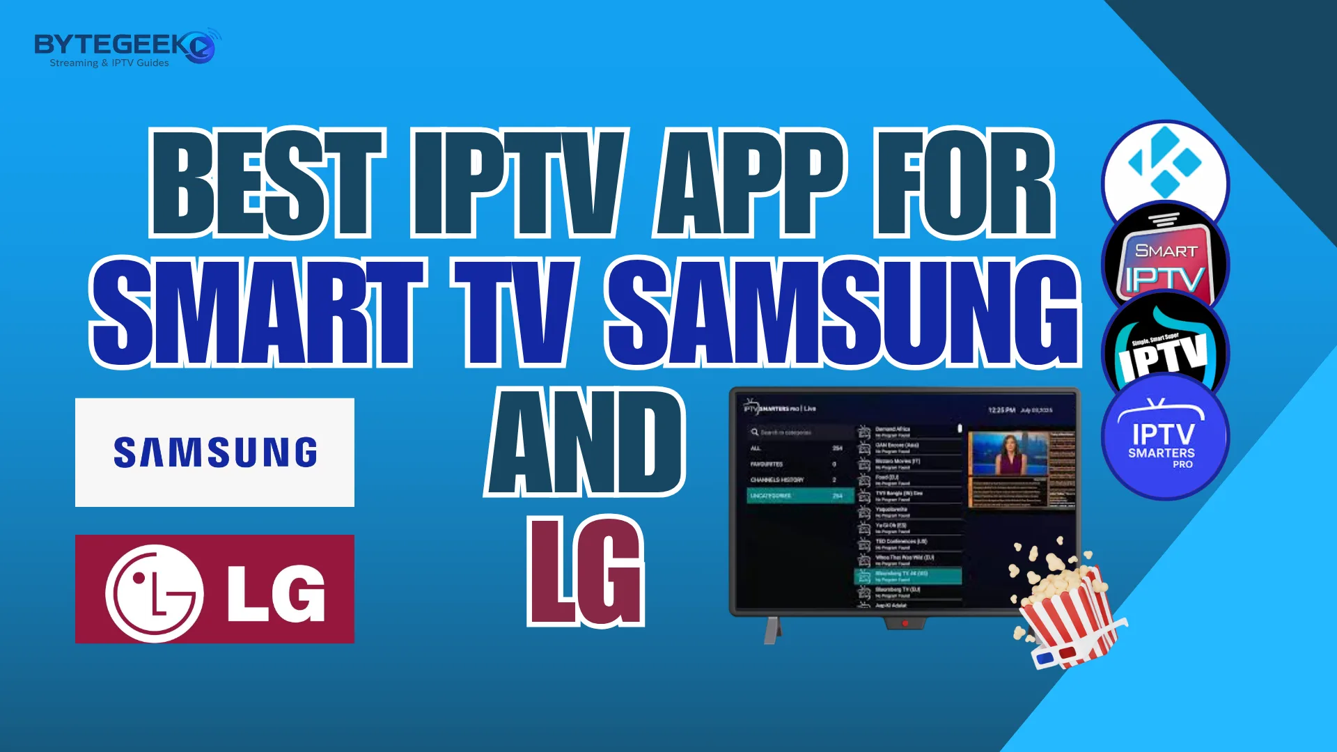 best iptv app for smart TV samsung and LG