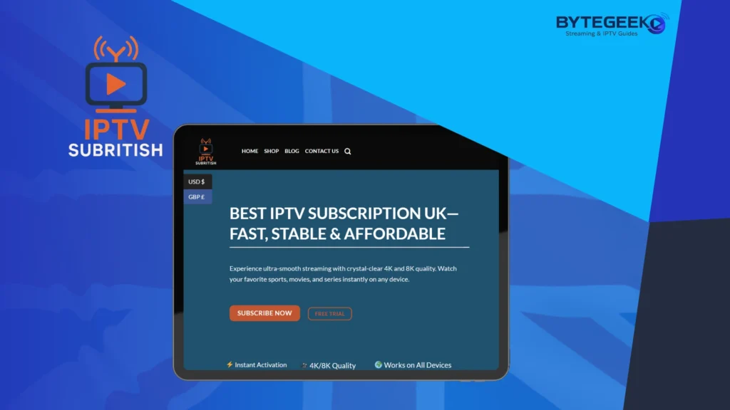 iptvsubritish is an iptv provider in the UK