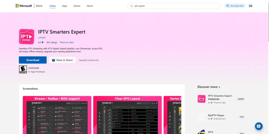 IPTV Smarters expert download