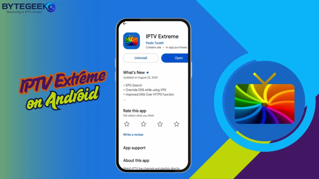 Iptv extreme for Android