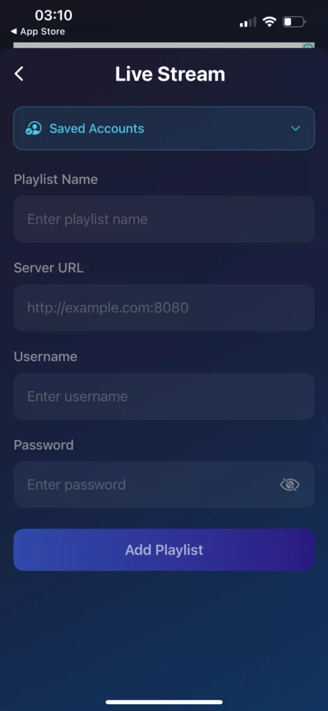 add a playlist