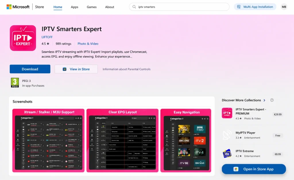 IPTV Smarters Expert for Windows