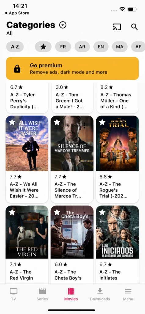 Start streaming on iOS