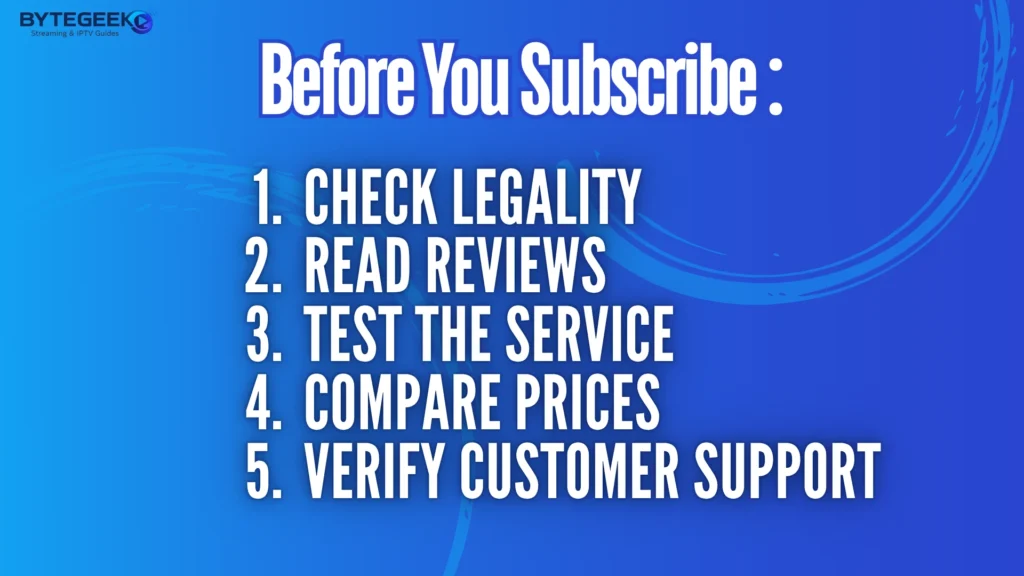How to Choose a Reliable IPTV Provider